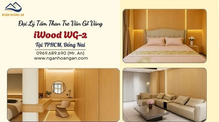 Đại Lý Tấm Than Tre Vân Gỗ Vàng iWood WG-2 Tại TPHCM, Đồng Nai Đại Lý Tấm Than Tre Vân Gỗ Vàng iWood WG-2 Tại TPHCM, Đồng Nai