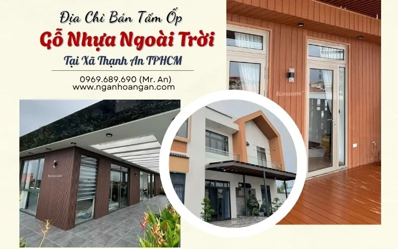 Địa Chỉ Bán Tấm Ốp Gỗ Nhựa Ngoài Trời Tại Xã Thạnh An TPHCM