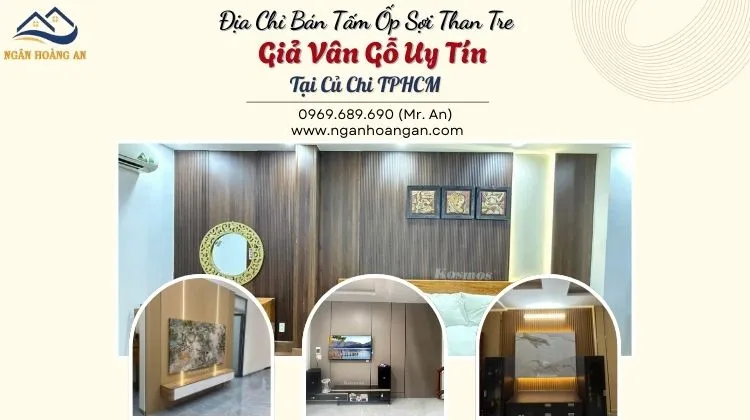 Địa Chỉ Bán Tấm Ốp Sợi Than Tre Giả Vân Gỗ Uy Tín