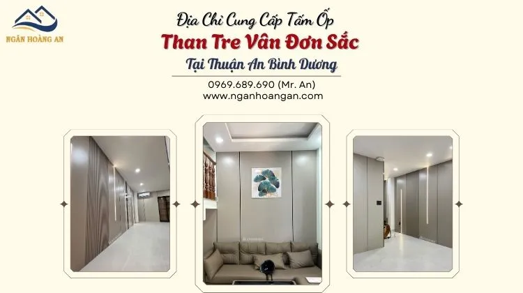 Địa Chỉ Cung Cấp Tấm Ốp Than Tre Vân Đơn Sắc
