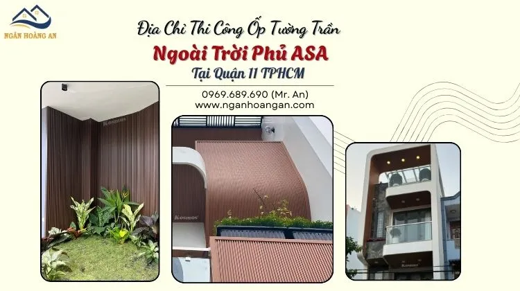 Địa Chỉ Thi Công Ốp Tường Trần Ngoài Trời Phủ ASA