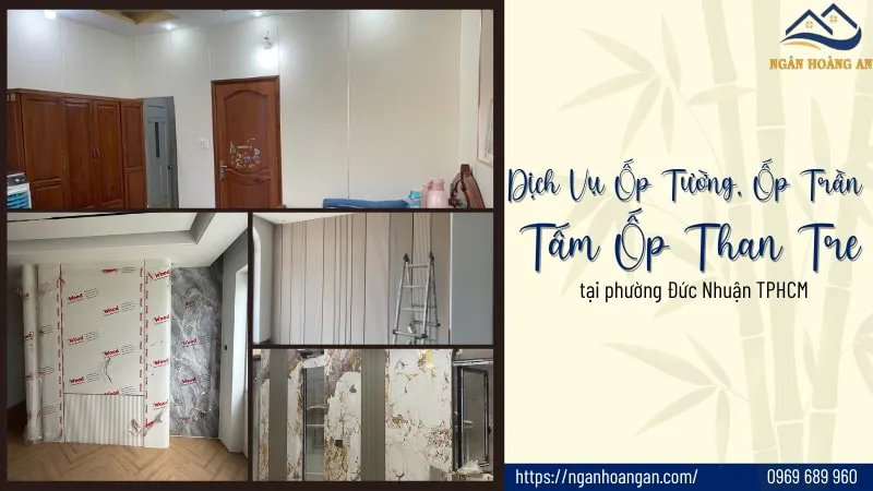 Dịch Vụ Ốp Tường, Ốp Trần Tấm Ốp Than Tre Phường Đức Nhuận TPHCM