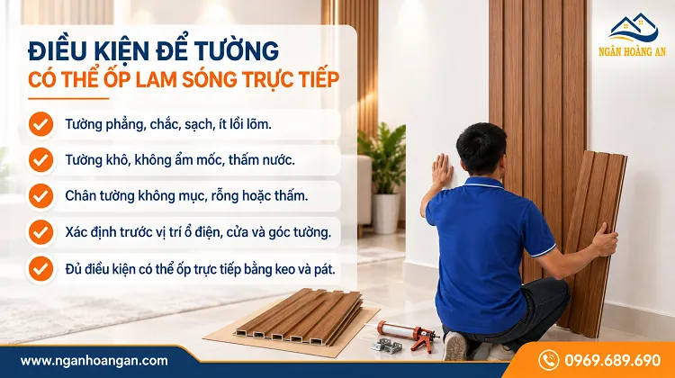 Điều Kiện Để Tường Có Thể Ốp Lam Sóng Trực Tiếp Điều Kiện Để Tường Có Thể Ốp Lam Sóng Trực Tiếp