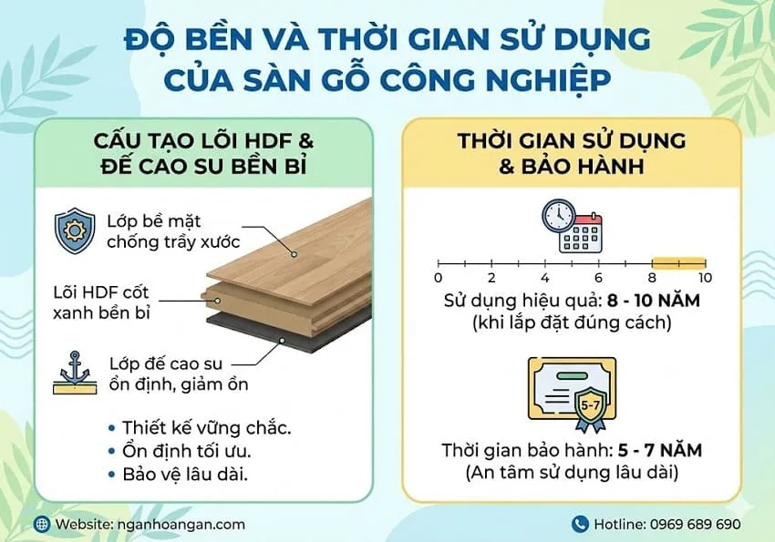Độ Bền Và Thời Gian Sử Dụng Của Sàn Gỗ Công Nghiệp Độ Bền Và Thời Gian Sử Dụng Của Sàn Gỗ Công Nghiệp