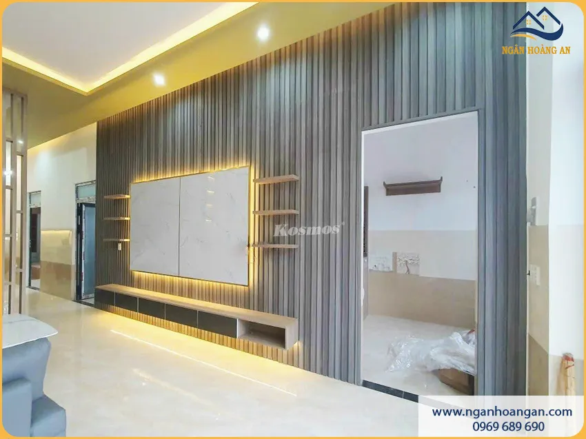Đơn Vị Ôp Vách Tivi Bằng Lam Sóng Và PVC Giả Đá Giá Rẻ Đơn Vị Ôp Vách Tivi Bằng Lam Sóng Và PVC Giả Đá Giá Rẻ