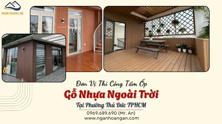 Đơn Vị Thi Công Tấm Ốp Gỗ Nhựa Ngoài Trời 