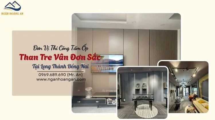 Đơn Vị Thi Công Tấm Ốp Than Tre Vân Đơn Sắc