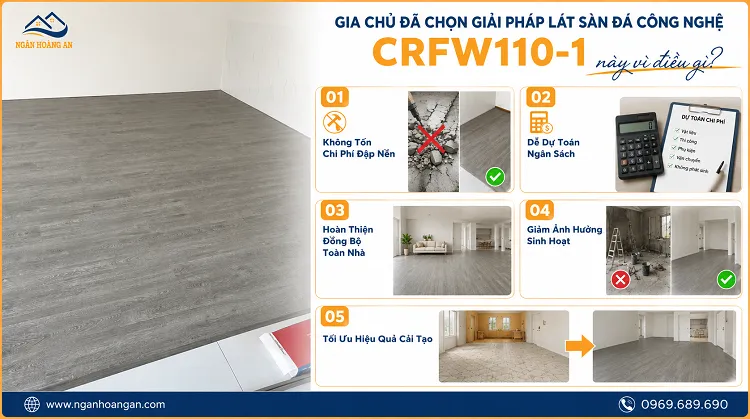 Gia Chủ Đã Chọn Giải Pháp Lát Sàn Đá Công Nghệ CRFW110-1 Này Vì Điều Gì?