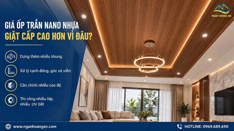 Giá Ốp Trần Nano Nhựa Giật Cấp Cao Hơn Vì Đâu Giá Ốp Trần Nano Nhựa Giật Cấp Cao Hơn Vì Đâu