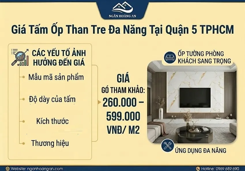 Giá Tấm Ốp Than Tre Đa Năng Tại Quận 5 TPHCM