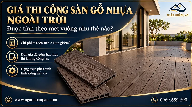 Giá Thi Công Sàn Gỗ Nhựa Ngoài Trời Được Tính Theo Mét Vuông Như Thế Nào? Giá Thi Công Sàn Gỗ Nhựa Ngoài Trời Được Tính Theo Mét Vuông Như Thế Nào?