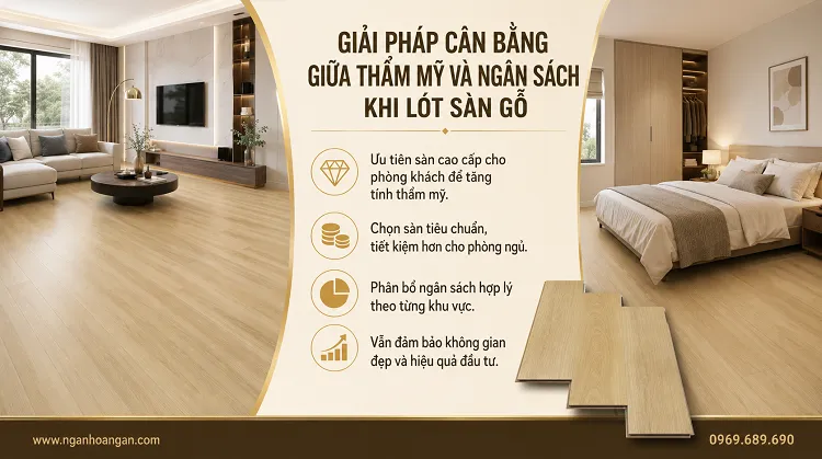 Giải Pháp Cân Bằng Giữa Thẩm Mỹ Và Ngân Sách Khi Lót Sàn Gỗ