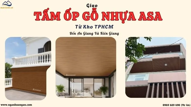 Giao Tấm Ốp Gỗ Nhựa ASA Từ Kho TPHCM Đến An Giang Và Kiên Giang Giao Tấm Ốp Gỗ Nhựa ASA Từ Kho TPHCM Đến An Giang Và Kiên Giang