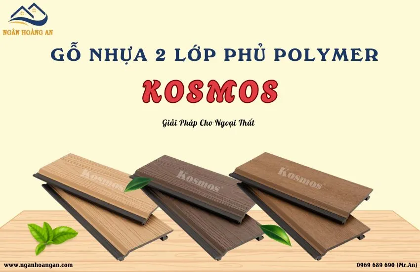 Gỗ Nhựa 2 Lớp Phủ Polymer Kosmos – Giải Pháp Cho Ngoại Thất Gỗ Nhựa 2 Lớp Phủ Polymer Kosmos – Giải Pháp Cho Ngoại Thất