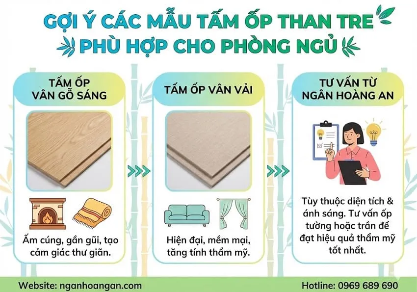 Gợi Ý Các Mẫu Tấm Ốp Than Tre Phù Hợp Cho Phòng Ngủ