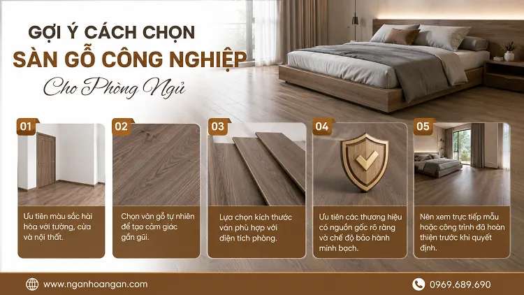 Gợi Ý Cách Chọn Mẫu Sàn Gỗ Công Nghiệp Cho Phòng Ngủ Tại Đồng Nai