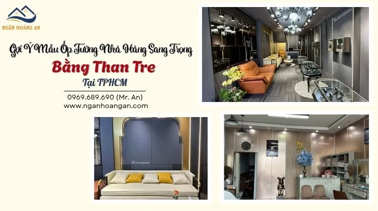 Gợi Ý Mẫu Ốp Tường Nhà Hàng Sang Trọng Bằng Tấm Than Tre Tại TPHCM