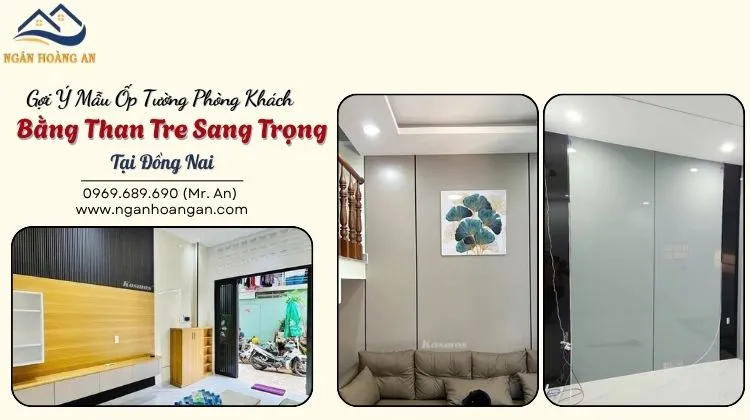 Gợi Ý Mẫu Ốp Tường Phòng Khách Bằng Tấm Than Tre Tại Đồng Nai