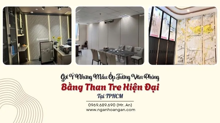 Gợi Ý  Mẫu Ốp Tường Văn Phòng Bằng Tấm Than Tre Hiện Đại Tại TPHCM