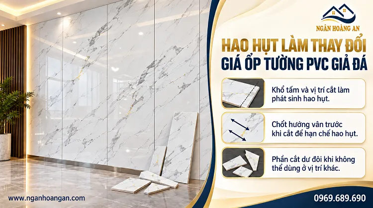 Hao Hụt Làm Thay Đổi Giá Ốp Tường PVC Giả Đá