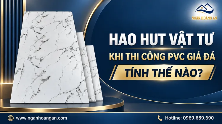 Hao Hụt Vật Tư Khi Thi Công PVC Giả Đá Tính Thế Nào Hao Hụt Vật Tư Khi Thi Công PVC Giả Đá Tính Thế Nào