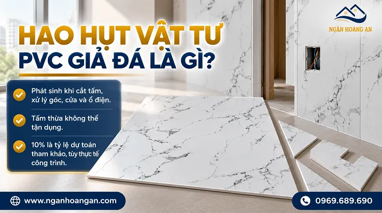 Hao Hụt Vật Tư PVC Giả Đá Là Gì? Hao Hụt Vật Tư PVC Giả Đá Là Gì?