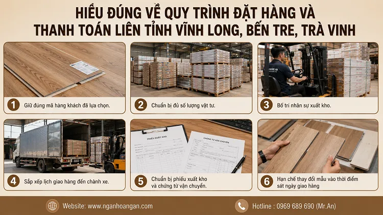 Hiểu Đúng Về Quy Trình Đặt Hàng Và Thanh Toán Liên Tỉnh Vĩnh Long, Bến Tre, Trà Vinh