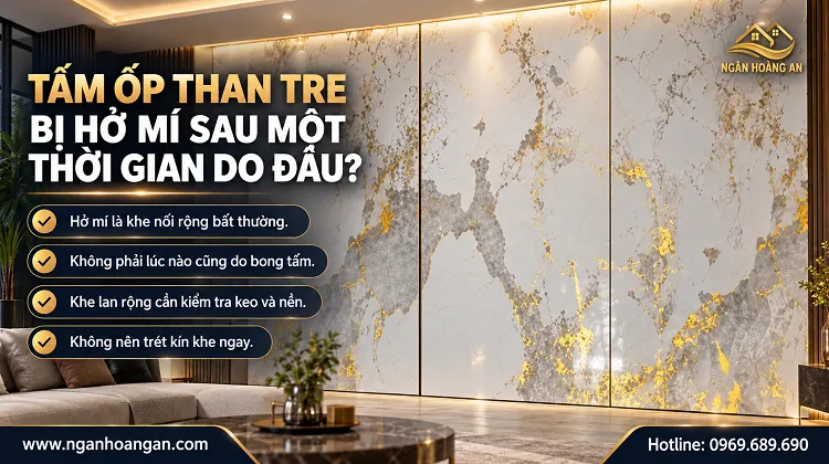 Hở Mí Tấm Ốp Than Tre Là Gì, Có Phải Tấm Đã Bong Không?