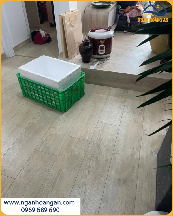  Hoàn Thành Công Trình Sàn Gỗ Robina AQ0307 Đúng Kỹ Thuật