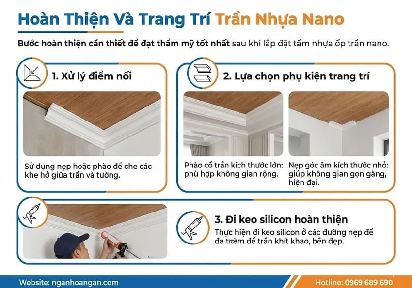 Hoàn Thiện Và Trang Trí Trần Nhựa Nano