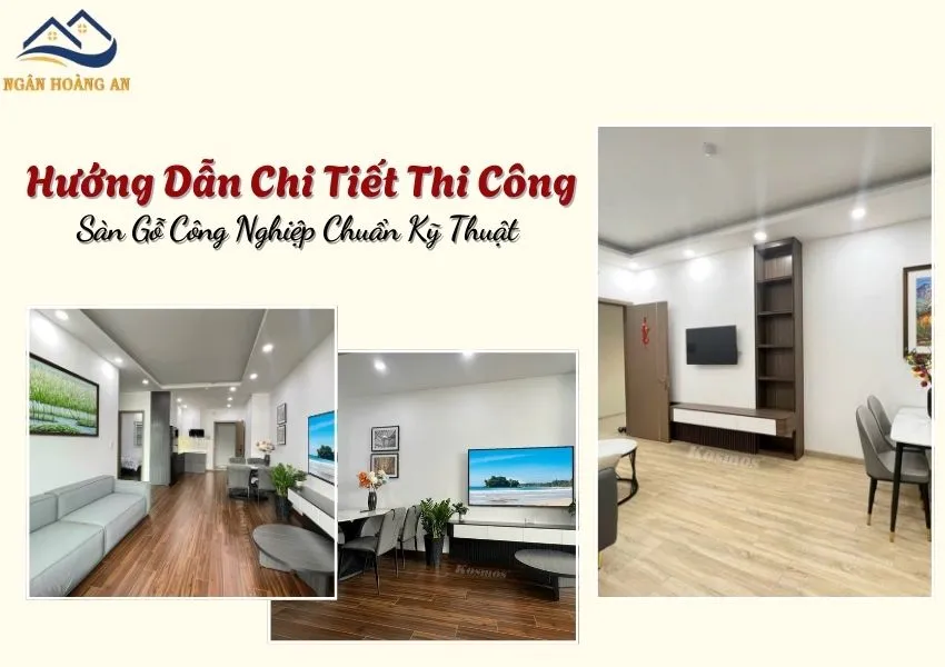 Hướng Dẫn Chi Tiết Thi Công Sàn Gỗ Công Nghiệp Chuẩn Kỹ Thuật
