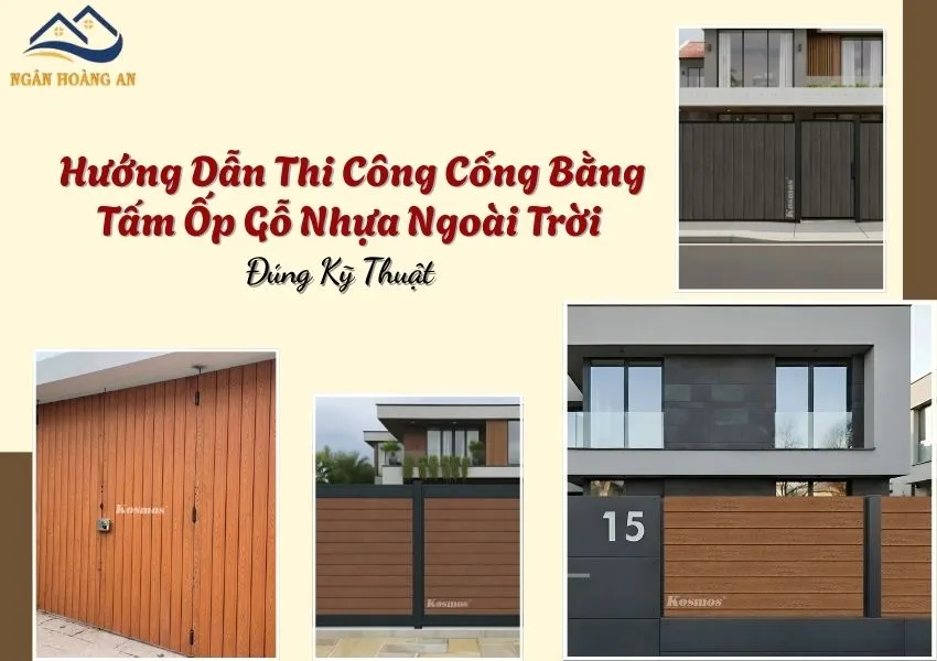 Hướng Dẫn Thi Công Cổng Bằng Tấm Ốp Gỗ Nhựa Ngoài Trời Đúng Kỹ Thuật Hướng Dẫn Thi Công Cổng Bằng Tấm Ốp Gỗ Nhựa Ngoài Trời Đúng Kỹ Thuật