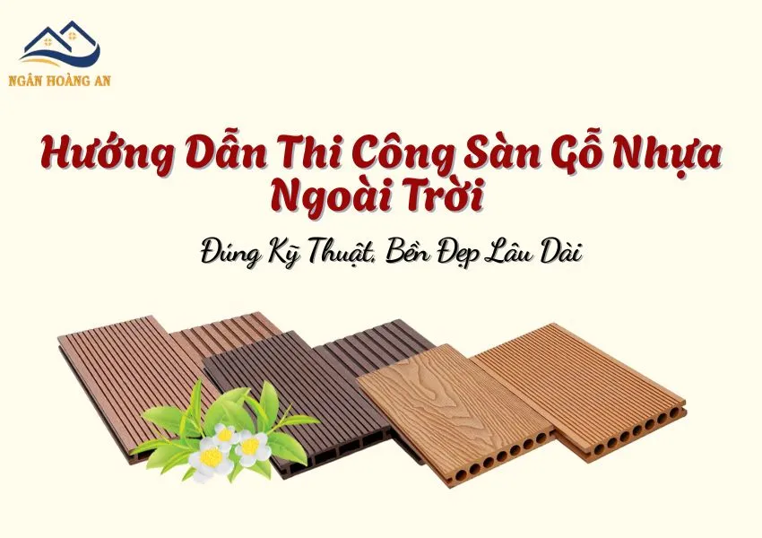 Hướng Dẫn Thi Công Sàn Gỗ Nhựa Ngoài Trời Đúng Kỹ Thuật, Bền Đẹp