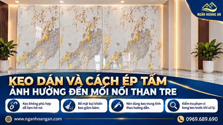 Keo Dán Và Cách Ép Tấm Ảnh Hưởng Đến Mối Nối Than Tre
