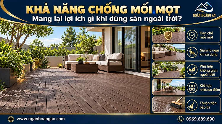 Khả Năng Chống Mối Mọt Mang Lại Lợi Ích Gì Khi Dùng Sàn Ngoài Trời?