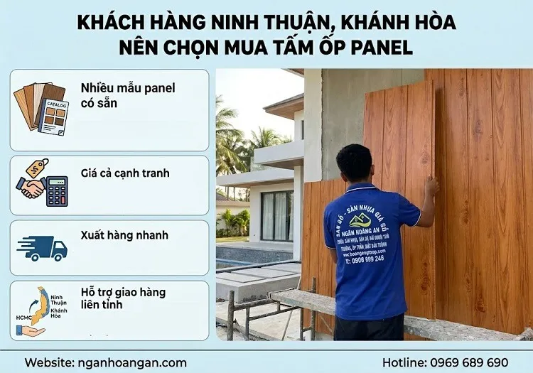 Khách Hàng Ninh Thuận, Khánh Hòa Nên Chọn Mua Tấm Ốp Panel Từ TP. HCM? Khách Hàng Ninh Thuận, Khánh Hòa Nên Chọn Mua Tấm Ốp Panel Từ TP. HCM?