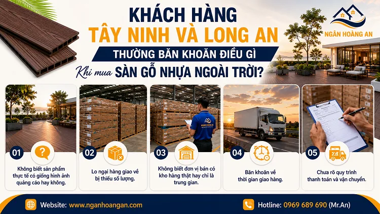 Khách Hàng Tây Ninh Và Long An Thường Băn Khoăn Điều Gì Khi Mua Sàn Gỗ Nhựa Ngoài Trời? Khách Hàng Tây Ninh Và Long An Thường Băn Khoăn Điều Gì Khi Mua Sàn Gỗ Nhựa Ngoài Trời?