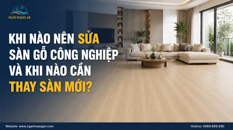 Khi Nào Nên Sửa Sàn Gỗ Công Nghiệp Và Khi Nào Cần Thay Sàn Mới?