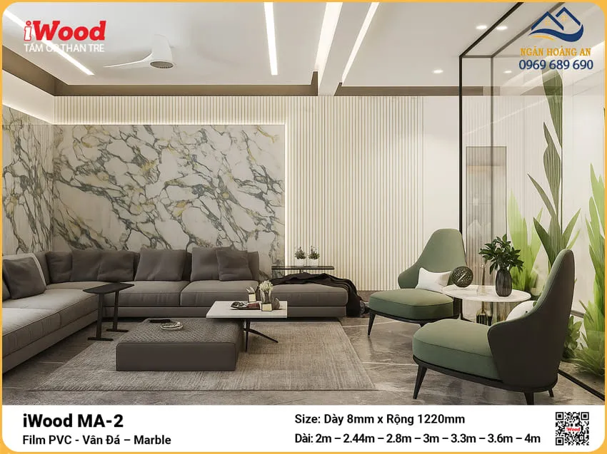 Kho Bán Tấm Ốp Than Tre iWood MA-2 Uy Tín