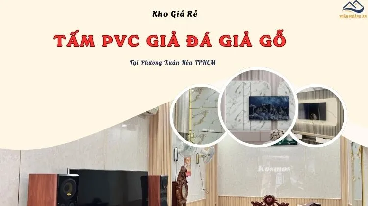 Kho Nhựa PVC Giả Đá, Giả Gỗ Giá Rẻ Tại Phường Xuân Hòa TPHCM