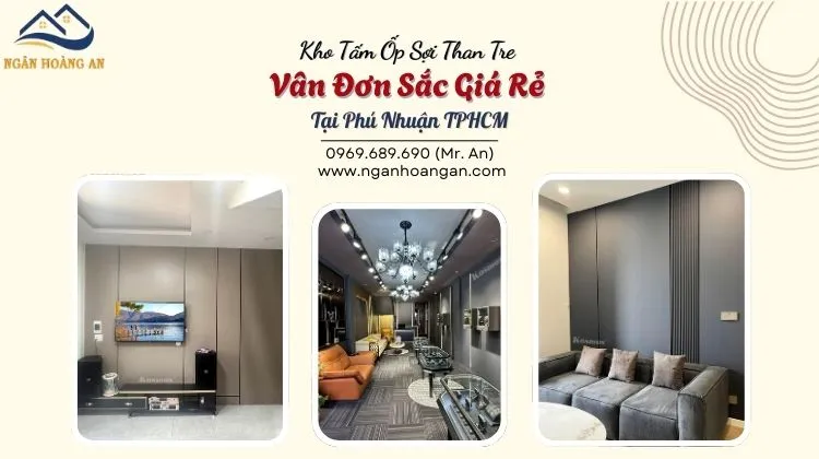 Kho Tấm Ốp Sợi Than Tre Vân Đơn Sắc Giá Rẻ