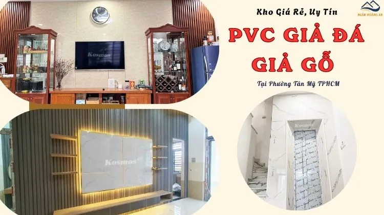 Kho Tấm PVC Giả Đá, Giả Gỗ Giá Rẻ, Uy Tín Tại Phường Tân Mỹ TPHCM