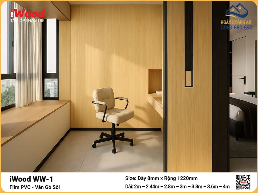 Kho Tấm Than Tre iWood WW-1 Vân Gỗ Sồi Giá Tốt Kho Tấm Than Tre iWood WW-1 Vân Gỗ Sồi Giá Tốt