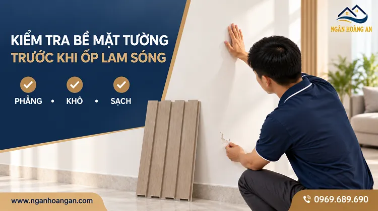 Kiểm Tra Bề Mặt Tường Trước Khi Ốp Lam Sóng