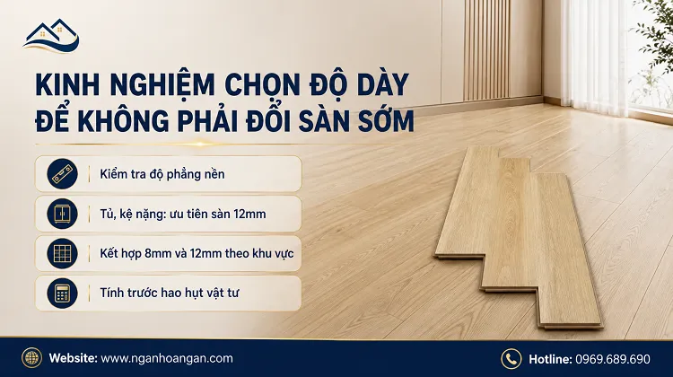 Kinh Nghiệm Chọn Độ Dày Để Không Phải Đổi Sàn Sớm Kinh Nghiệm Chọn Độ Dày Để Không Phải Đổi Sàn Sớm