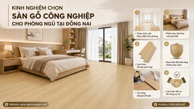 Kinh Nghiệm Chọn Sàn Gỗ Công Nghiệp Cho Phòng Ngủ Tại Đồng Nai