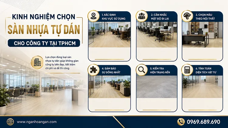 Kinh Nghiệm Chọn Sàn Nhựa Tự Dán Cho Công Ty Tại TPHCM Kinh Nghiệm Chọn Sàn Nhựa Tự Dán Cho Công Ty Tại TPHCM