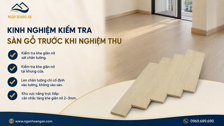 Kinh Nghiệm Kiểm Tra Sàn Gỗ Trước Khi Nghiệm Thu