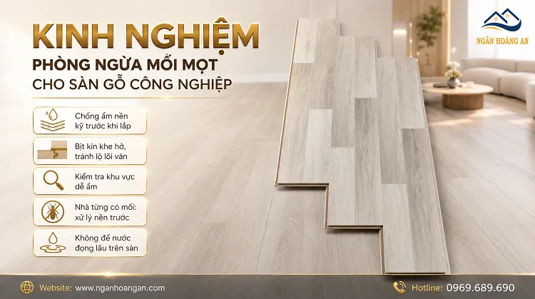 Kinh Nghiệm Phòng Ngừa Mối Mọt Cho Sàn Gỗ Công Nghiệp