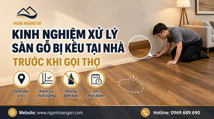 Kinh Nghiệm Xử Lý Sàn Gỗ Bị Kêu Tại Nhà Trước Khi Gọi Thợ